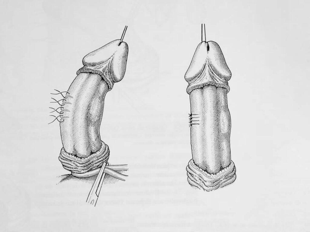 Dessin illustrant opération Lapeyronie